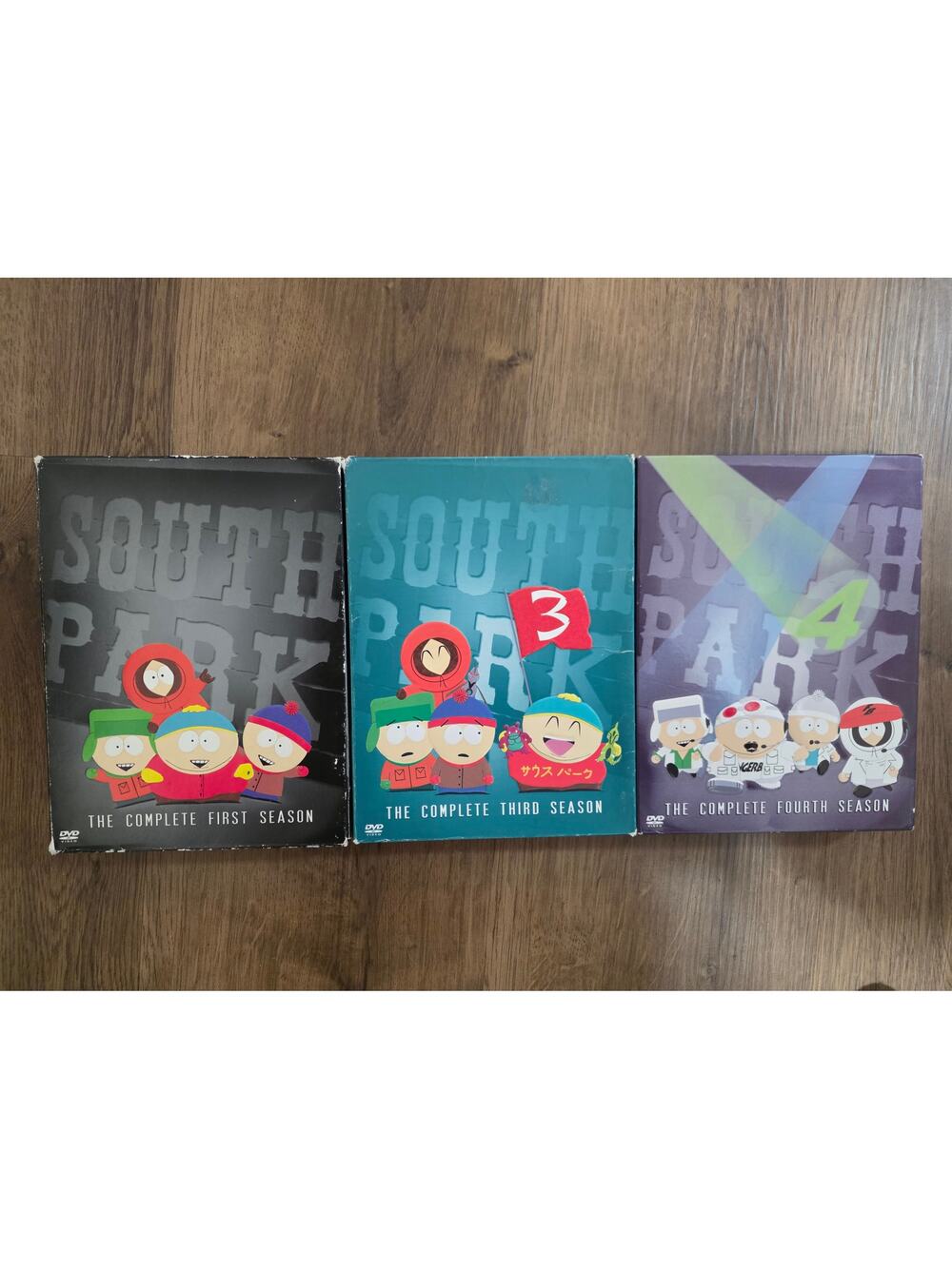 SOUTH PARK seasons 1,3 and 4 DVD Sets